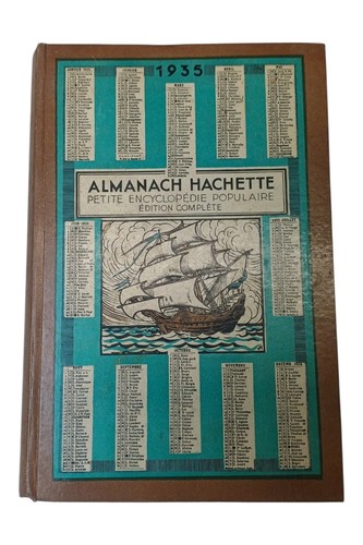 Hachette almanach 1935 petite - hachette,