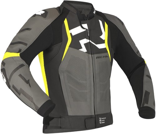 Veste cuir moto - cuir,