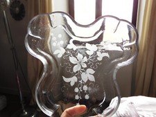 ancien plateau en cristal