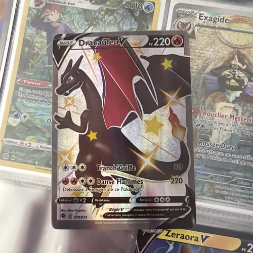 Carte pokemon dracaufeu - dracaufeu, v