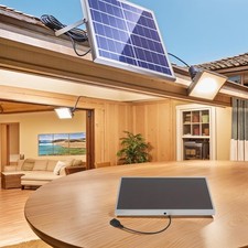 Panneau Solaire 20W Taille Compacte Efficace Charge Solaire Construction Longue