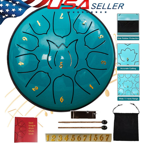 Steel tongue drum notes 6 - steel,