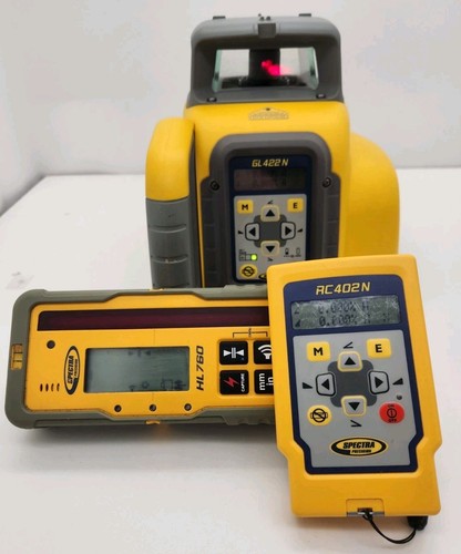 Laser rotatif double pente