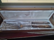 Apollonox écrin service à découper fourchette couteau métal argenté  art déco