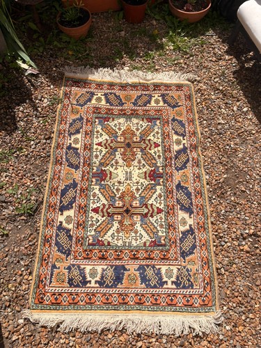 Ancien tapis orient fait - tapis, main