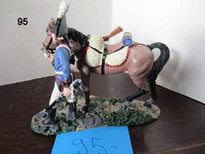 1/32 FIGURINE DEL PRADO 95 CAVALIER  ARTILLERIE A CHEVAL PRUSSE NAPOLEON EMPIRE