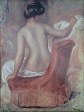 Pierre-Auguste RENOIR : Nu dans un fauteuil, Sérigraphie signée