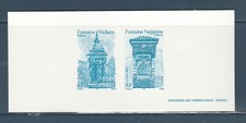 gravure épreuve  fontaine Wallace et Nejjarine      2001