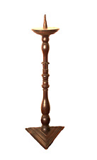 Ancien pique cierge en bois