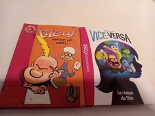 2 Livres Titeuf Même po mal Vice Versa le roman du film. Rose Très bon etat