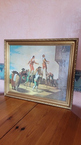 Tableau les échasses - tableau, Échasses"