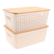  Lot de 2 paniers de rangement