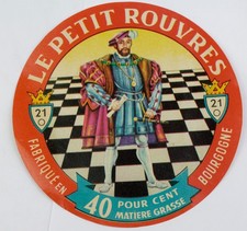 Etiquette ancienne de fromage