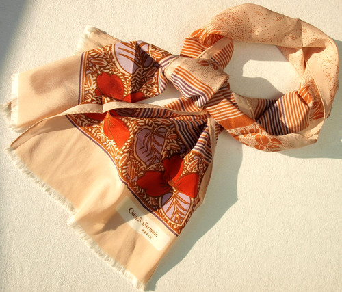 écharpe vintage odile - vintage, s