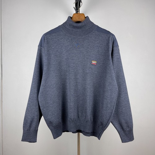 Pull col roulé - , laine