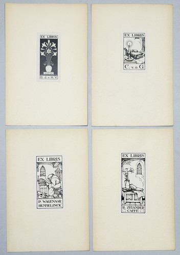 Exlibris anton pieck pays bas - exlibris,