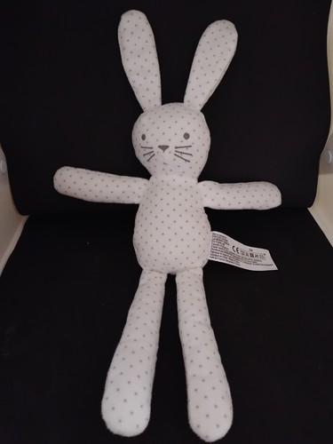 Doudou peluche lapin blanc - doudou,