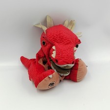 Peluche marionnette dinosaure rouge JURASSIC WORLD - 34991