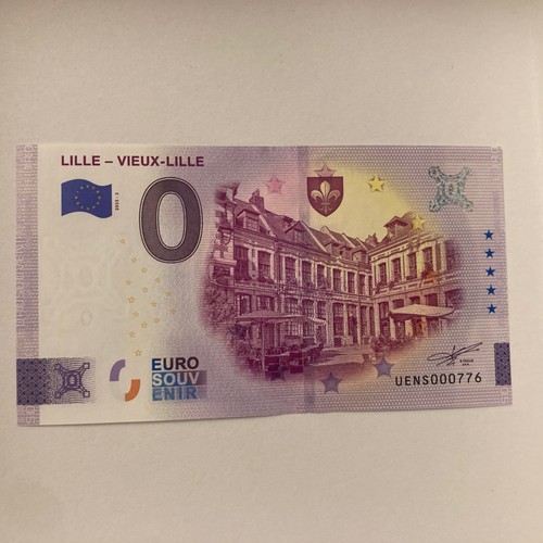 Billet touristique zéro - billet, euro