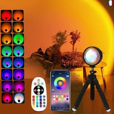 QUIGO Sunset Lamp Lampe Coucher de Soleil Veilleuse Led Chambre Neon Projecteur