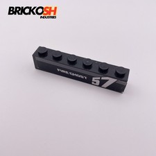 LEGO 3009pb160R Brick 1x6