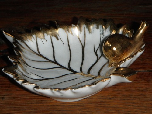 Vide poche escargot feuille