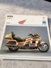 Honda GL1500 / 6 Goldwing 1991 GL 1500 Carte Collection moto Atlas Japon