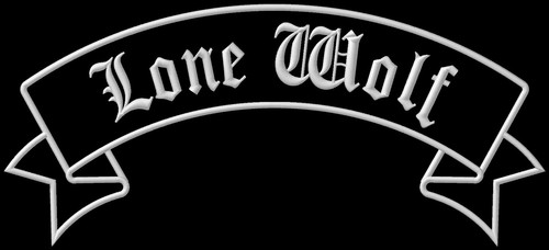 Banner lone wolf ecusson - banner,