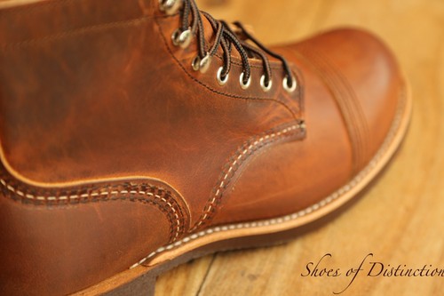 Bottes derby cuir marron - bottes,