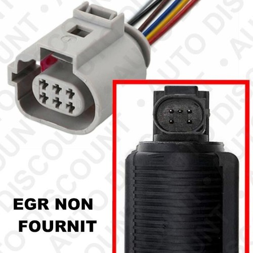Connecteur fiche vanne egr - fiche,
