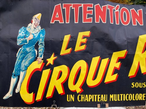 Affiche cirque régerson - cirque,