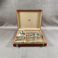 Ménagère 12 personnes 37 pièces SFAM Gabriel Gay Métal argenté Poinçon d'Orfèvre