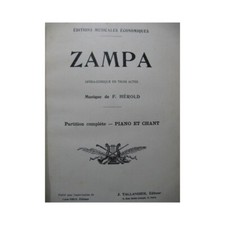 HEROLD Ferdinand Zampa Chant