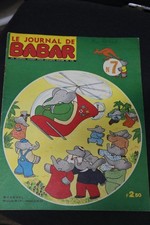 livre revue LE JOURNAL DE BABAR n° 7 1969