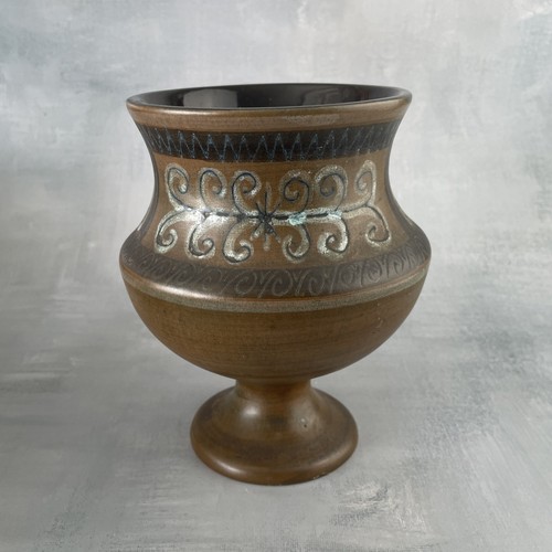 Vase coupe sur pied céramique