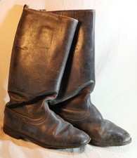 ARMEE ALLEMANDE -paire bottes allemande officier allemand chevillage bois (lib)