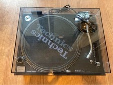 Platine vinyle DJ Technics SL-1200 MK5 noire avec lecteur de disque Dust Cover