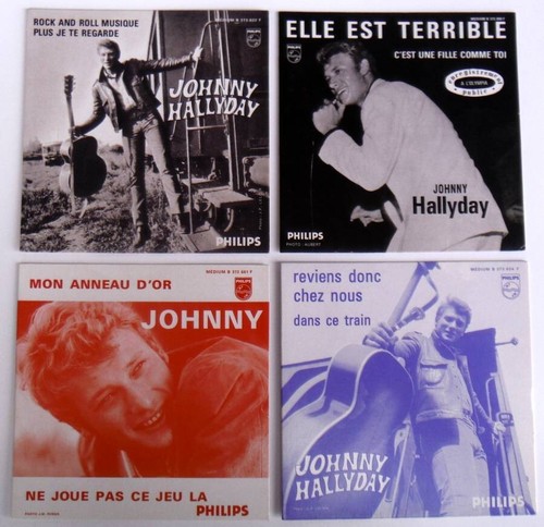 Johnny hallyday 4 rares - hallyday, n°
