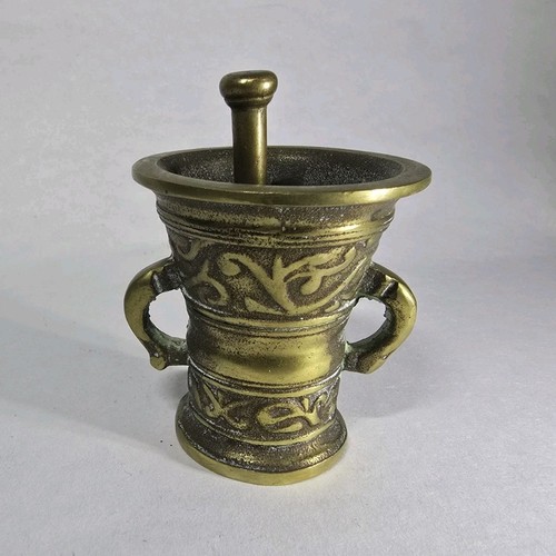 Mortier pilon laiton - mortier, bronze