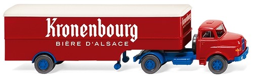 Wiking saviem 4x2 avec semi - wiking,,