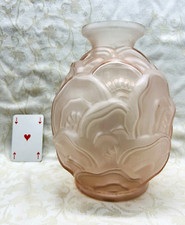 SCAILMONT CHARLES CATTEAU VASE VERRE ONDULATIONS ART DECO BELGIQUE BELGE BELGIË
