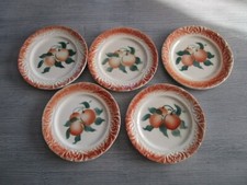 5 assiettes a dessert ancienne