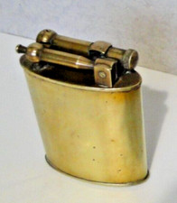 Ancien grand Briquet de table essence laiton Vintage cachet ministère finances