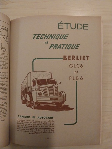 Revue technique berliet - revue,