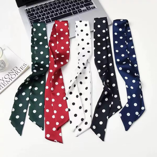 Foulard soie 200cm pois - soie, polka
