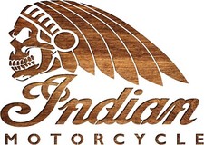 Pochoir 21 x 29,7 cm en plastique Mylar logo Death Indian Motorcycle