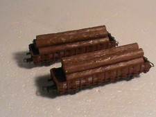 lot 2 wagons plat HO ROCO/2