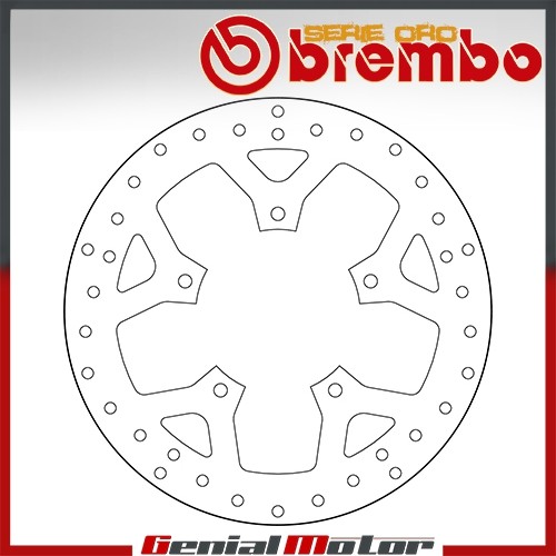 Disque frein fixer brembo - frein,