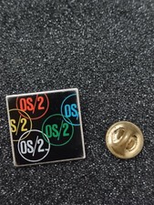 Pin's Pins Pin Enamel 41 Fabriquant Informatique Microsoft IBM "OS/2"