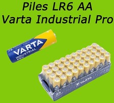 LOT PILES AA LR6 LR06 1,5V ALCALINE VARTA INDUSTRIAL PRO  4 20 40 80 120 200 400